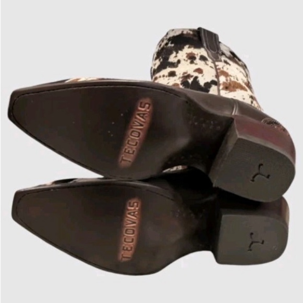 BRAND NEW Sold Out Limited Edition Tecovas Sadie Hair on Hide Cowgirl Boots - Picture 3 of 6